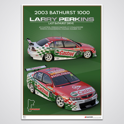 Peter Hughes Motorsport,Larry Perkins Last Bathurst Drive - Limited Edition Print