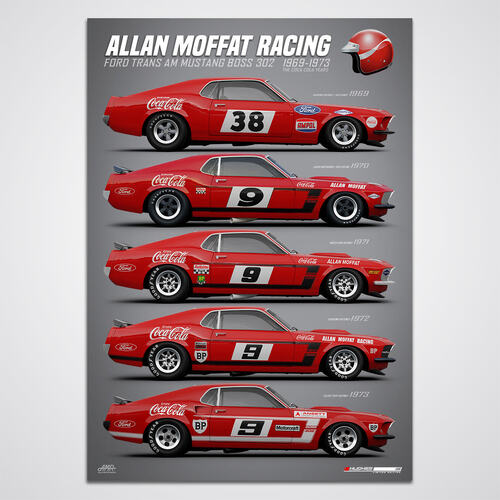 Peter Hughes Motorsport,Allan Moffat Mustangs 