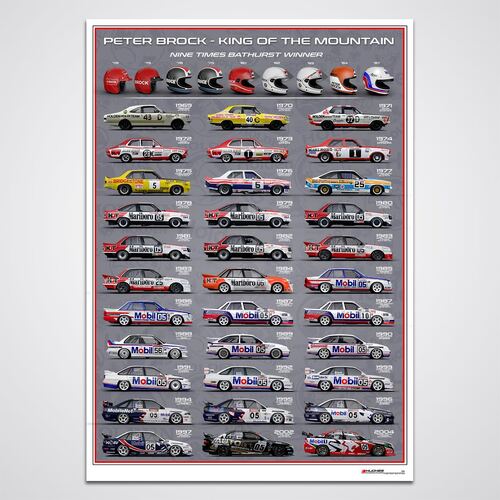 Peter Hughes Motorsport,Peter Brock The Bathurst Cars Limited Edition Print