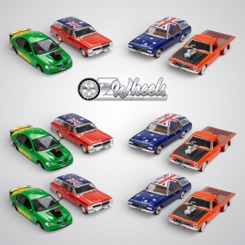 1:64 Scale (OZWheels Sealed Unopened Packaging) New Release FSD Australian Themed Series x 12 Singles