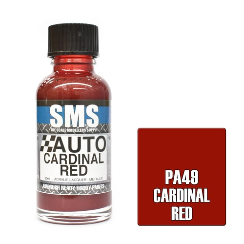 Auto Colour CARDINAL RED 30ml by SMS Paints