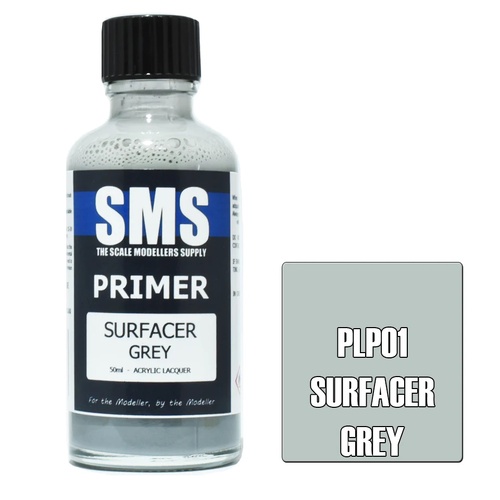 SMS Paints,PLP01 Primer SURFACER GREY 50ml